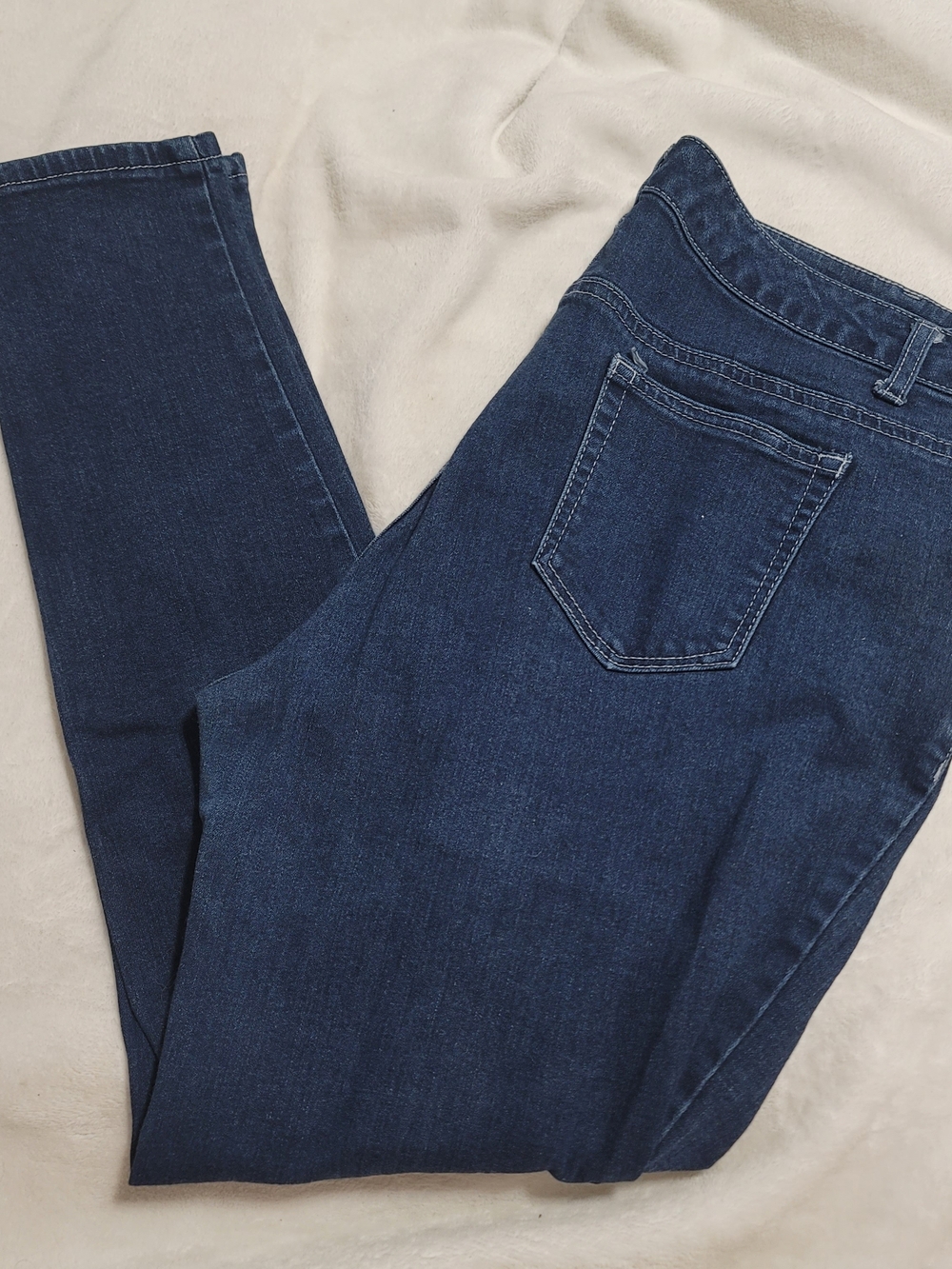 Baccini Navy Blue Women's Skinny Jeans Sz 16 16W Dark Wash